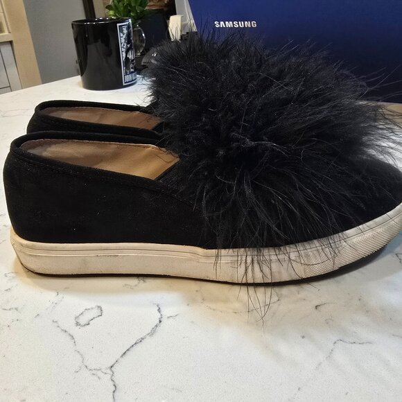 Steve Madden Womens Emily Black Round Toe Casual Slip On Shoes Size 7 used - Picture 1 of 8